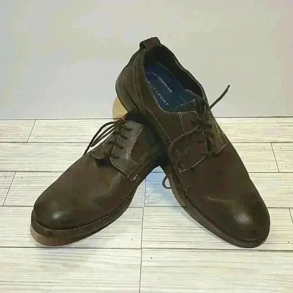 Rockport size 10 Men's WYNSTIN PLAIN TOE SHOES - Picture 1 of 7